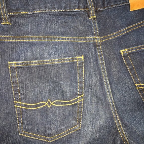 Lucky Brand Jeans Boys 18 Classic Straight Dark Wash Blue Denim High Rise - Picture 15 of 15